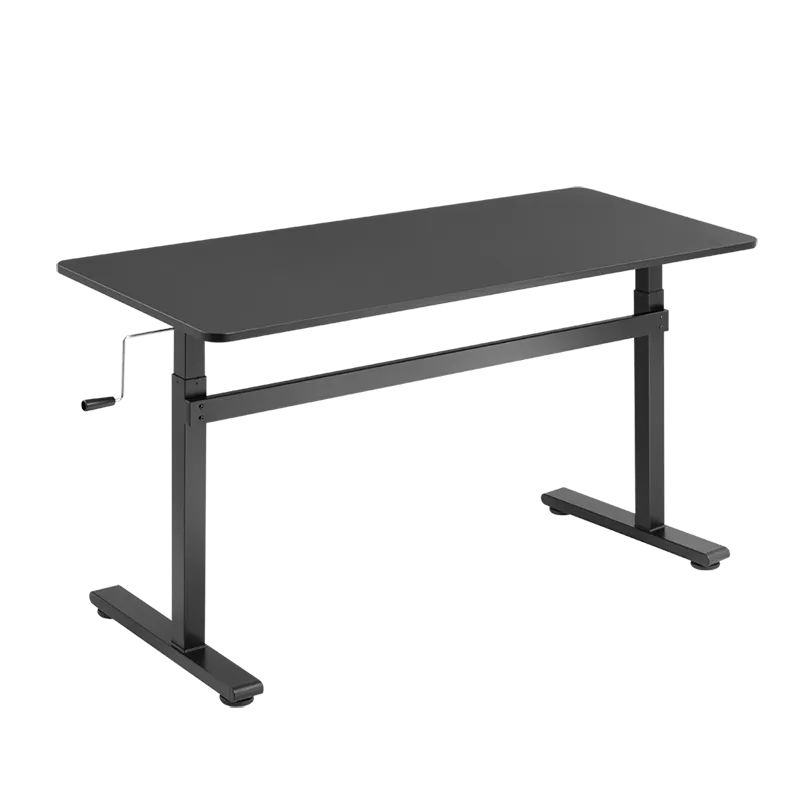 Manuell verstellbarer Sitz-/ Steharbeitsplatz, 700–1170 mm, schwarz