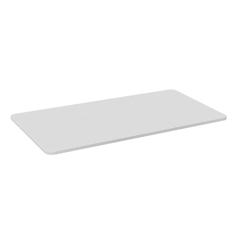 3-geteilte Holztischplatte, 1200x600 mm, weiß