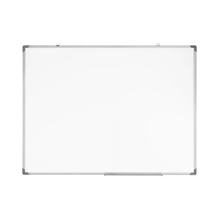 Magnetisches Trockenmarker-Whiteboard, Wandmontage, 90x60 cm, Aluminiumrahmen