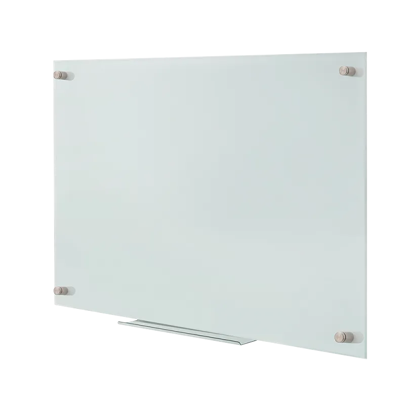 Glas-Whiteboard, magnetisch, Wandmontage, 60x45 cm, rahmenlos