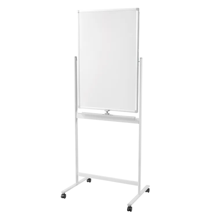 Whiteboard, 2-seitig beschreibbar, 60x90 cm, auf Rollen, Aluminiumrahmen