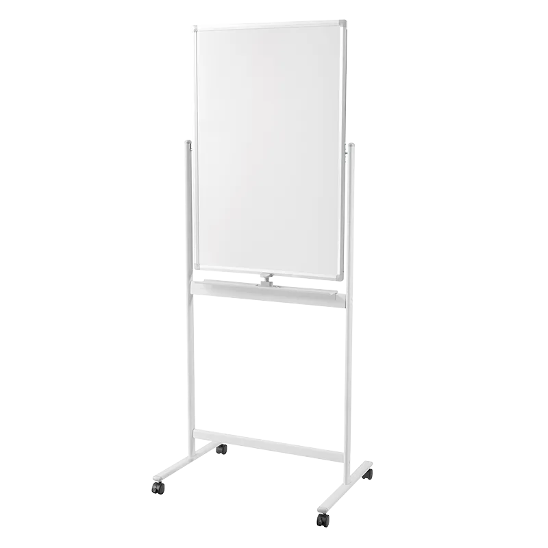 Whiteboard, 2-seitig beschreibbar, 60x90 cm, auf Rollen, Aluminiumrahmen