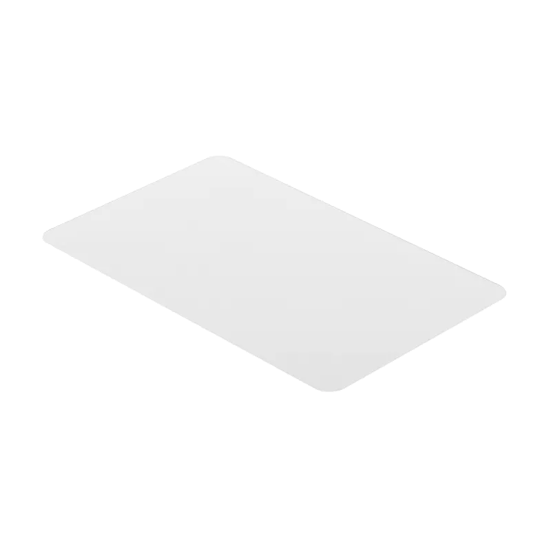 Bodenschutzmatte, 120x75x0,2 cm, wasserresistent, glänzende Oberfläche, transparent