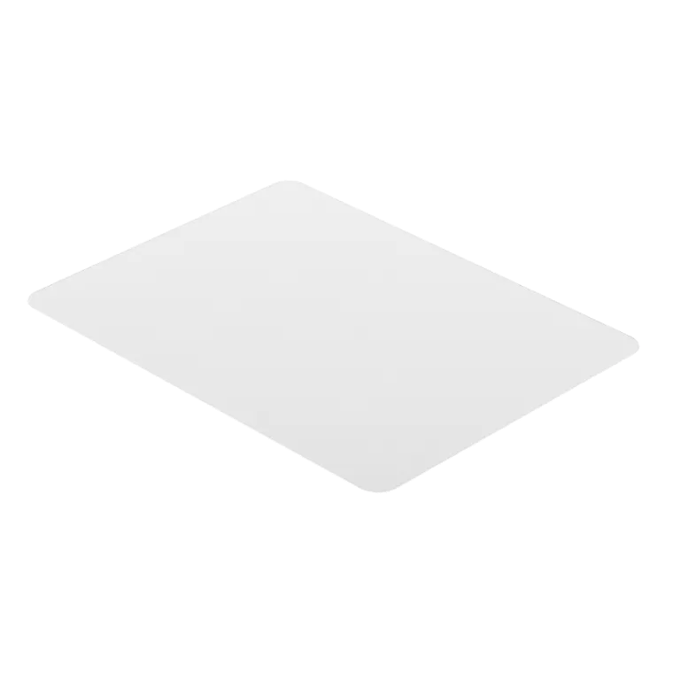 Bodenschutzmatte, 120x90x0,2 cm, wasserresistent, glänzende Oberfläche, transparent