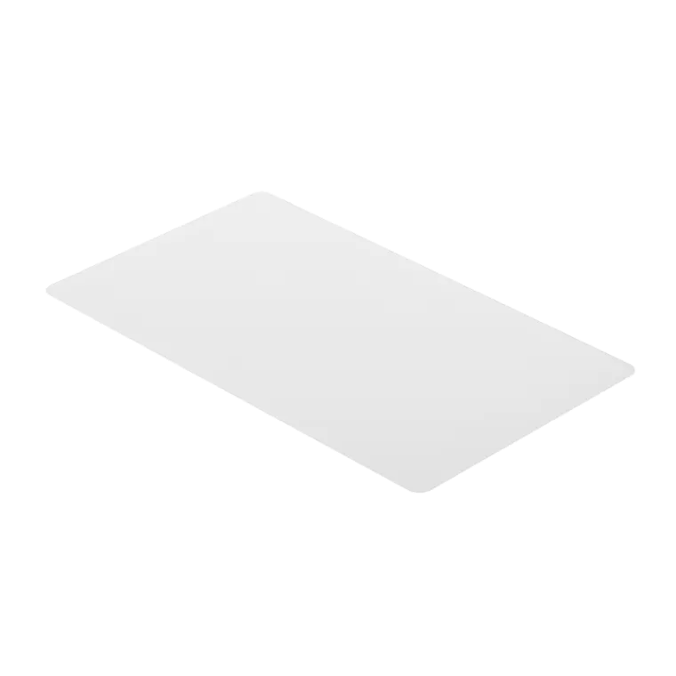 Bodenschutzmatte, 117x200x0,2 cm, wasserresistent, glänzende Oberfläche, transparent