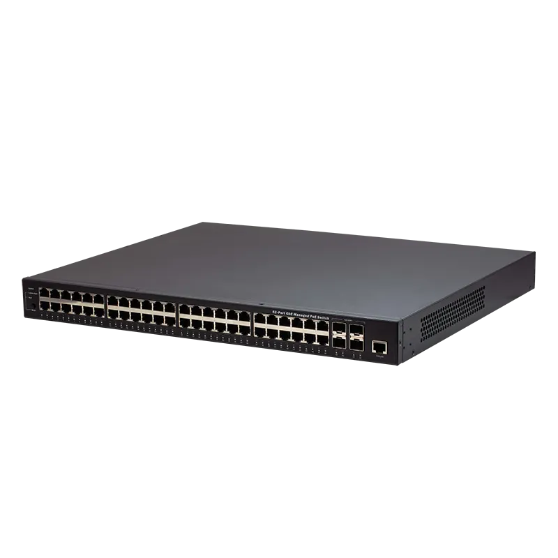 52-Port GbE PoE Managed Switch