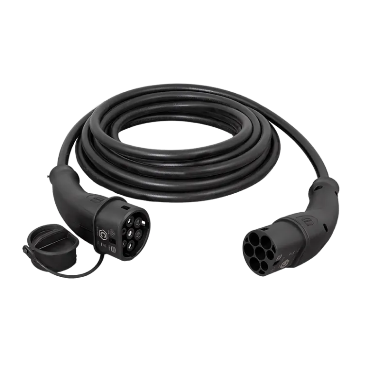 E-Auto-Ladekabel, Typ 2, 1-phasig, 32 A, 7,4 kW, 7,5 m