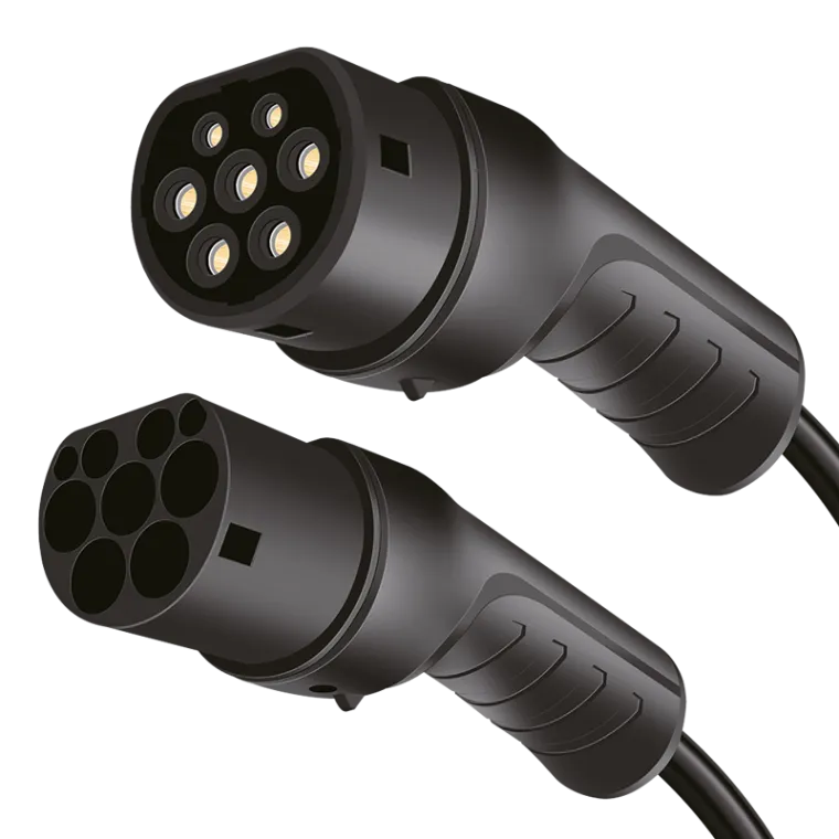 E-Auto-Ladekabel, Typ 2, 3-phasig, 32 A, 22 kW, mit Tasche, 5 m