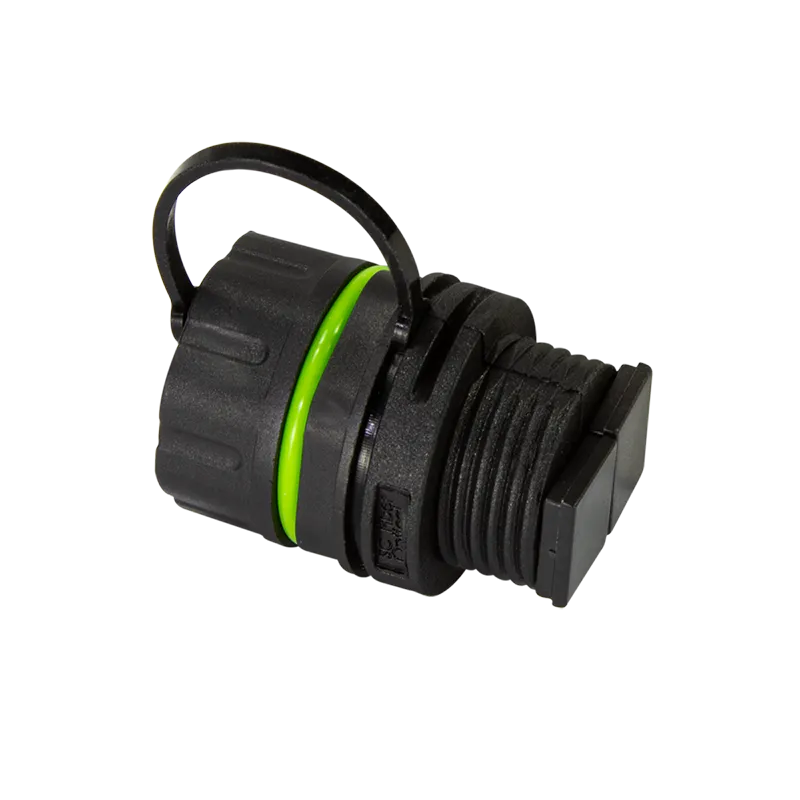 Wasserdichter SC-Duplex Steckverbinder mit Schutzkappe