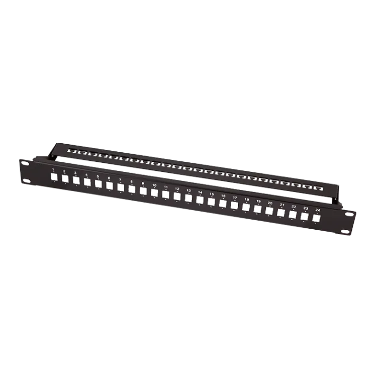 19" LWL-Panel für 24x LC-Duplex oder SC-Simplex Kupplungen