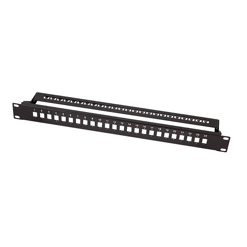 19" LWL-Panel für 24x LC-Duplex oder SC-Simplex Kupplungen
