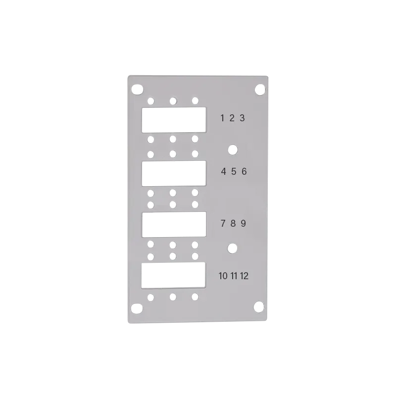 Frontblende für Spleißverteiler, 12 x LC-Duplex / 12 x SC-Simplex