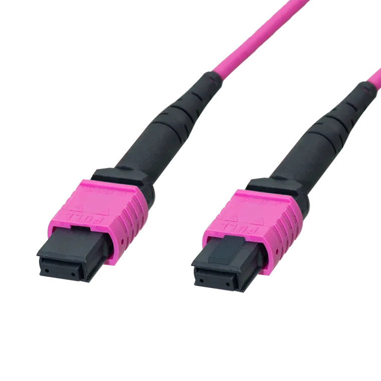 MPO Patchkabel 12 Fasern Multimode OM4, MPO/PC B/B, Typ B, 20 m