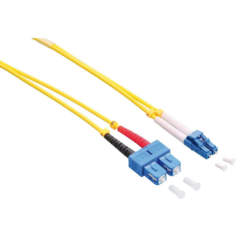 LWL Duplex Patchkabel, OS2, 9/125µ, LC-SC, Gelb, 2 m