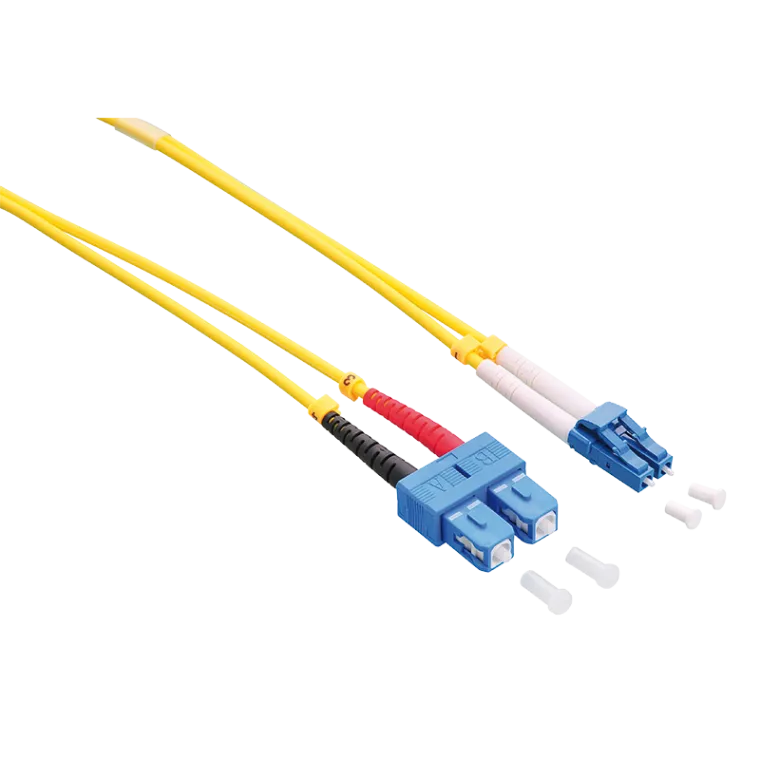 LWL Duplex Patchkabel, OS2, 9/125µ, LC-SC, Gelb, 10 m