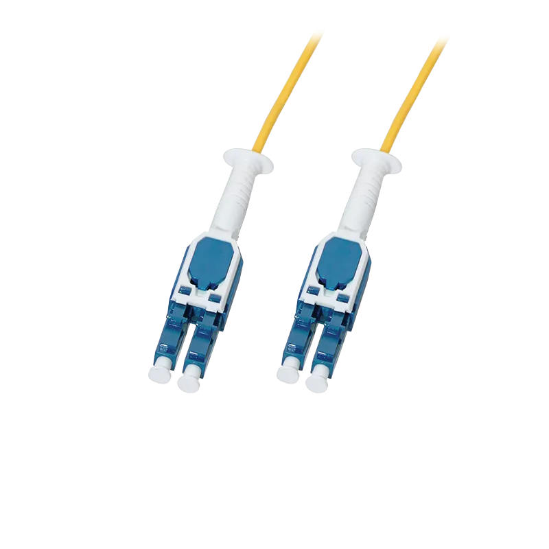 Uniboot Push/Pull LWL-Patchkabel, LC-LC, OS2, 2,0m