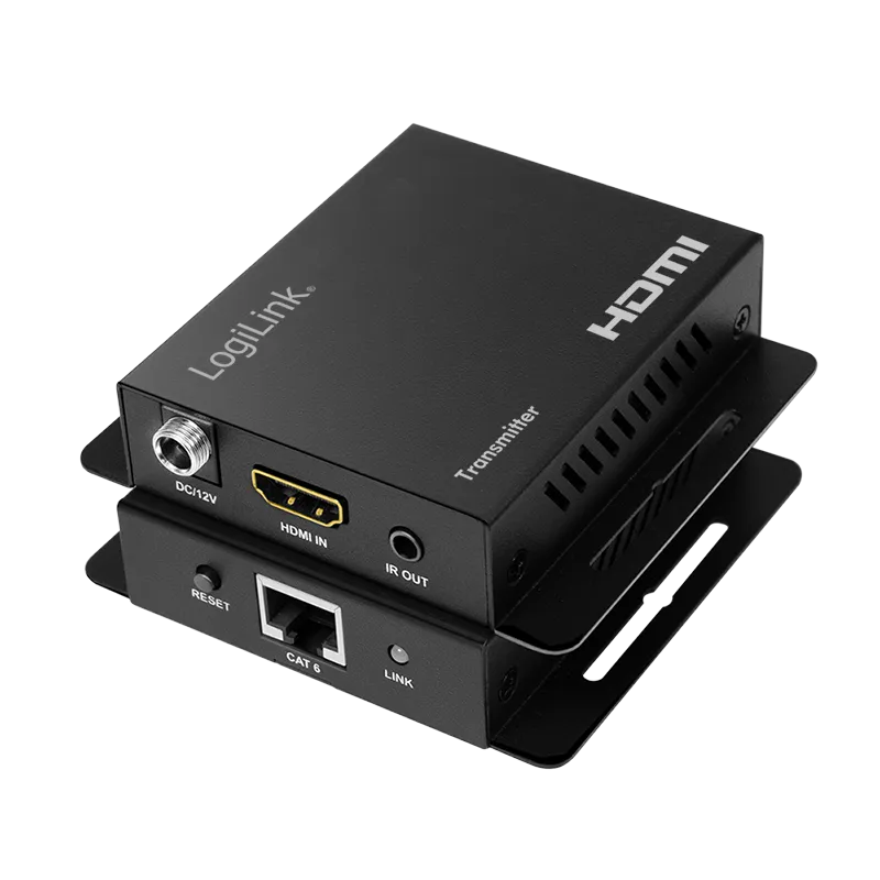 HDMI-Extender-Set über LAN, 70 m, 4K/60 Hz, EDID, HDR, HDCP, POC, IR