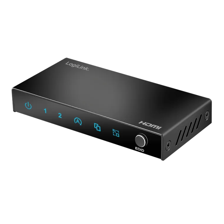 HDMI-Splitter, 1x2-Port, 4K/60 Hz, HDCP, EDID, HDR, CEC, Downscaler