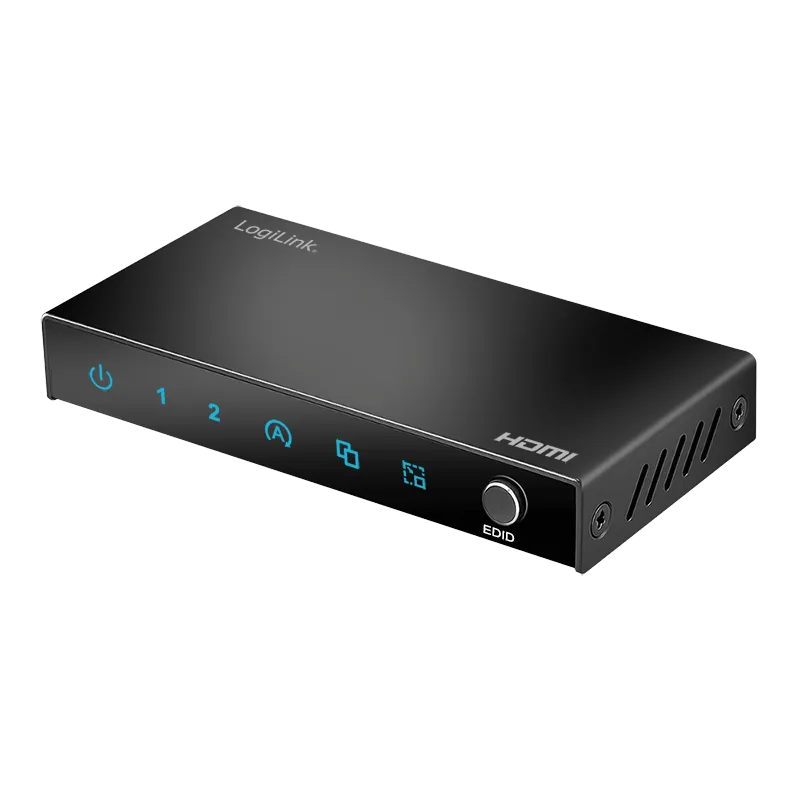 HDMI-Splitter, 1x2-Port, 4K/60 Hz, HDCP, EDID, HDR, CEC, Downscaler