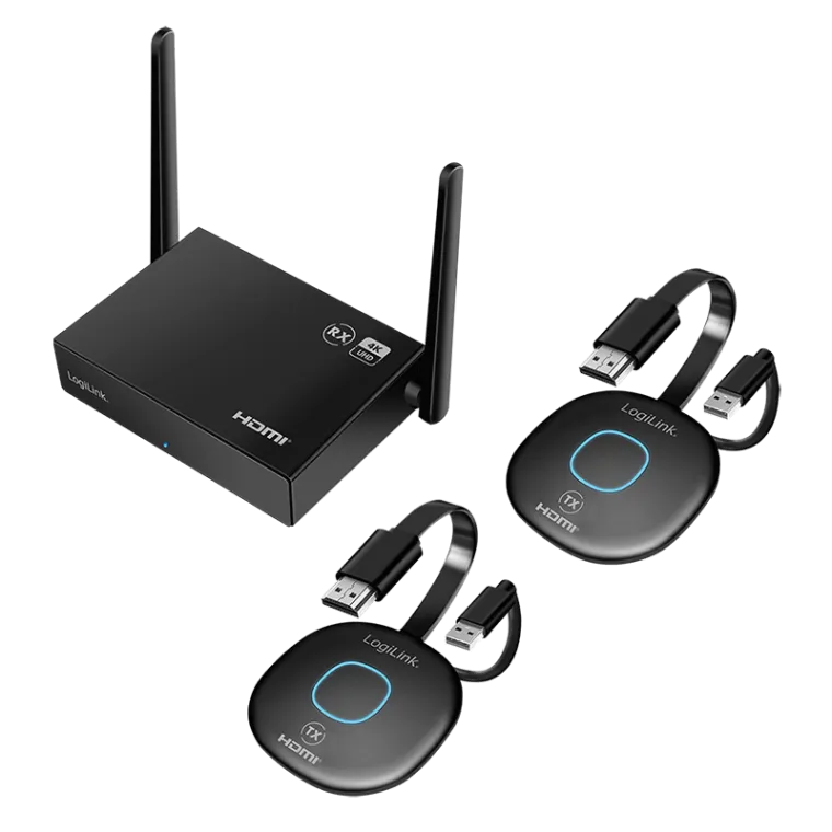 HDMI-BYOD-Videokonferenz-Set, Drahtlos, 50 m, 30zu1, Multicast, FHD