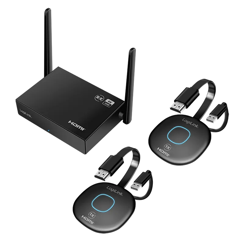 HDMI-BYOD-Videokonferenz-Set, Drahtlos, 50 m, 30zu1, Multicast, FHD