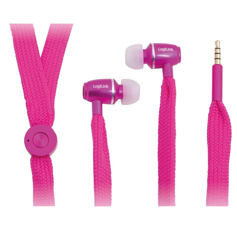 Stereo In-Ear Headset, pink