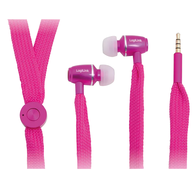 Stereo In-Ear Headset, pink