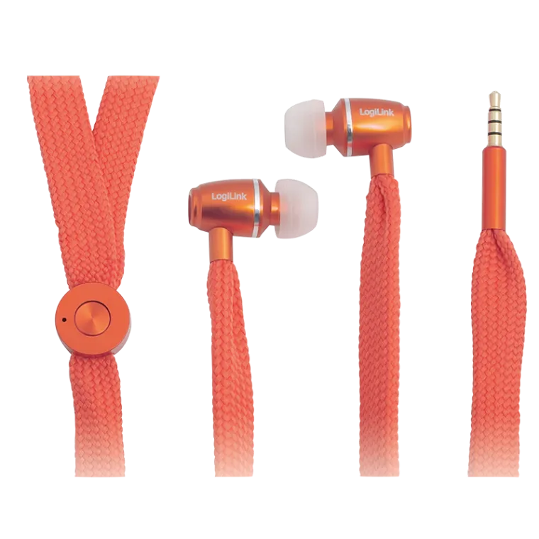 Stereo In-Ear Headset, orange