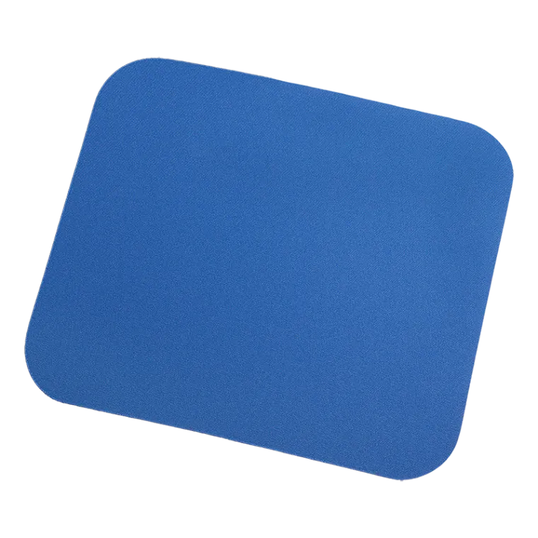 Mauspad, 22x25x0,3 cm, für alle Maustypen, Blau