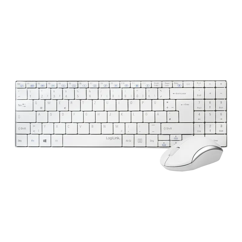 2.4 GHz Wireless Tastatur & Maus Set mit Autolink Funktion