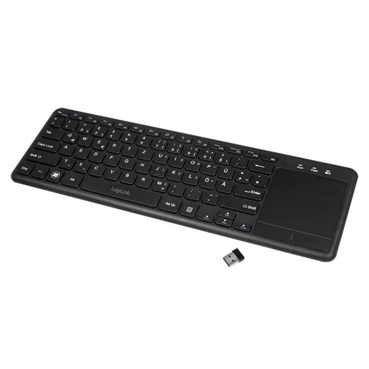 Kabellose Tastatur, 2,4 GHz, mit Touchpad