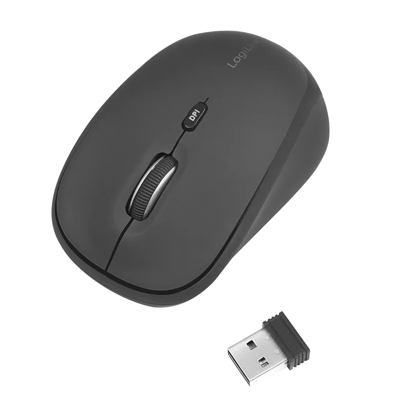 Ergonomische Funk-Maus, 2.4 GHz, 1600 dpi