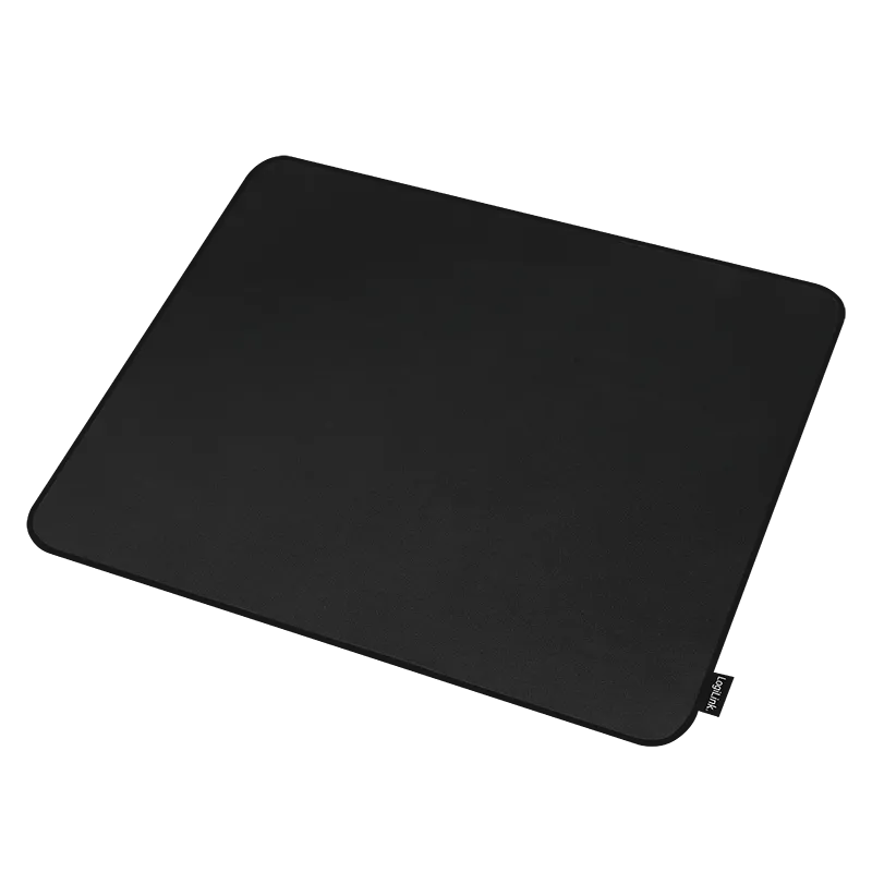 Gaming Mauspad, vernähte Kanten, 45,5x40 cm, schwarz
