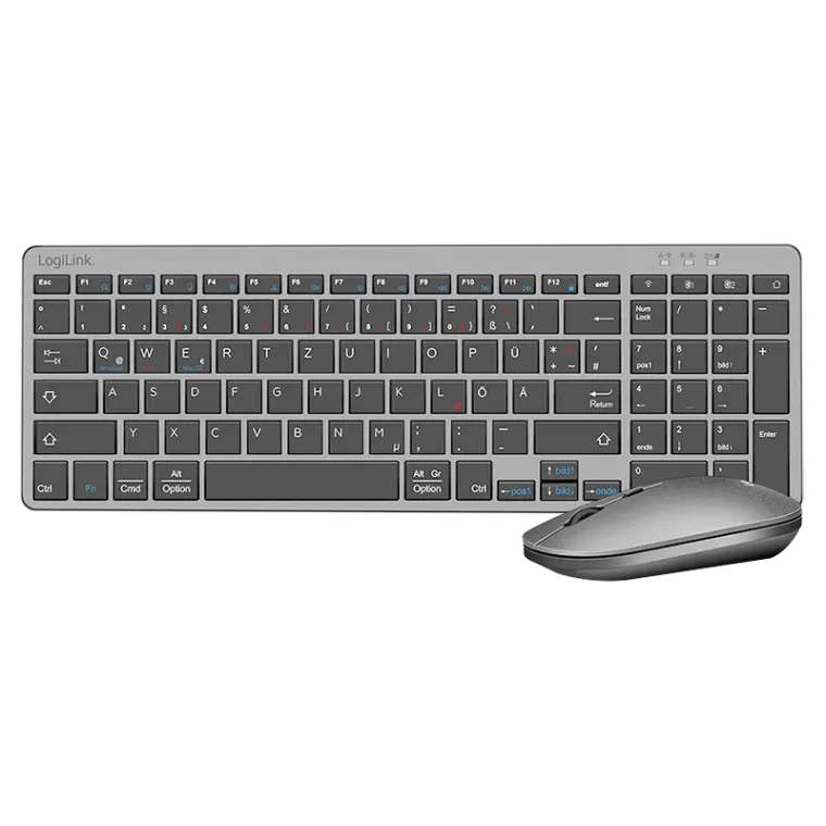 2,4 GHz Funk & BT 5.0 Dual-Mode Tastatur & Maus Set