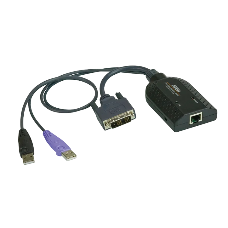 Adapter Kabel USB - DVI auf Cat.5/6 KVM (CPU Module) KA7166-AX