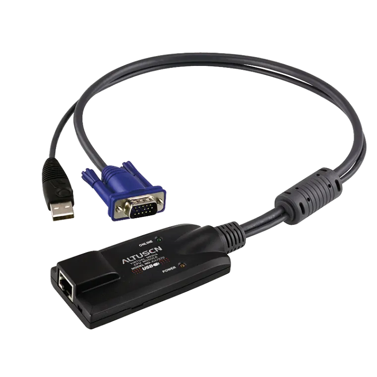 Adapter Kabel USB - VGA auf Cat.5/6 KVM (CPU Modul) KA7570-AX