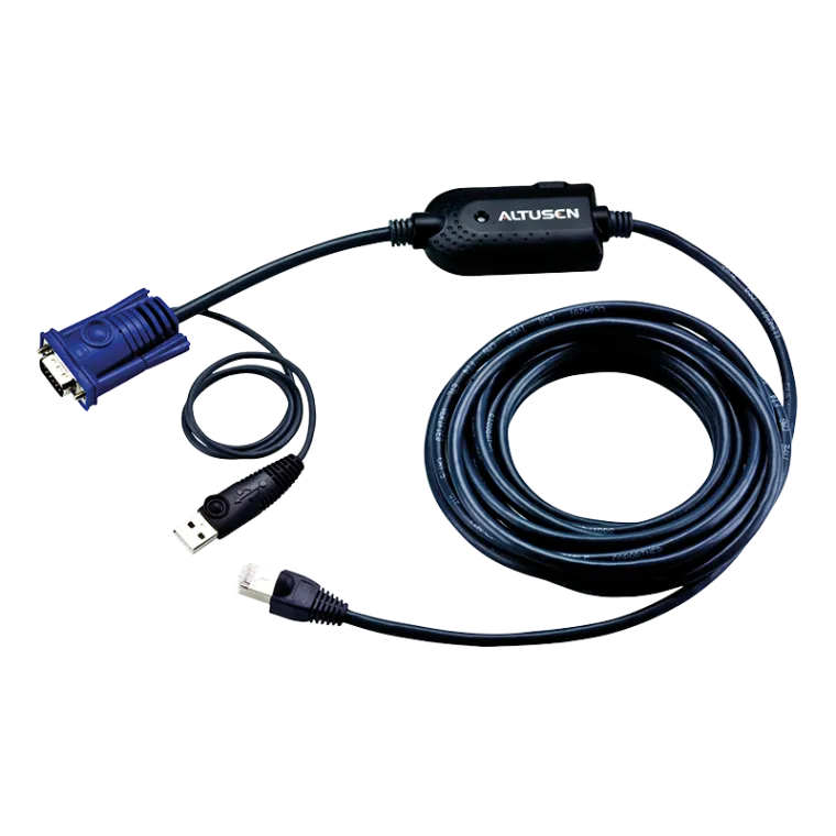 Adapter Kabel USB - VGA auf Cat.5/6 KVM (CPU Modul) KA7970-AX