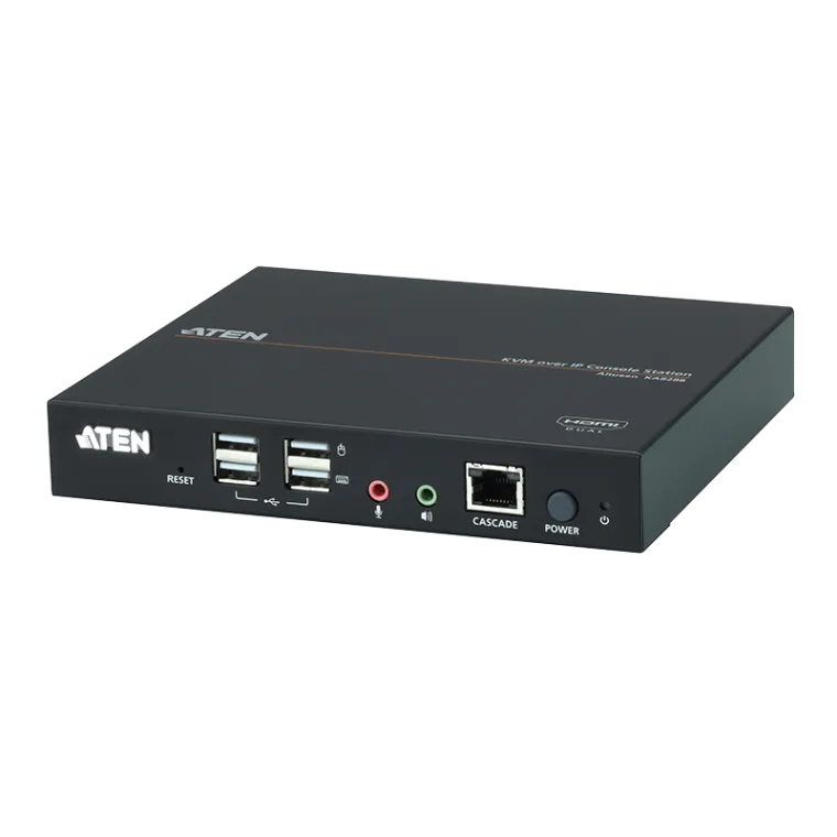 Dual HDMI KVM over IP Konsolenstation