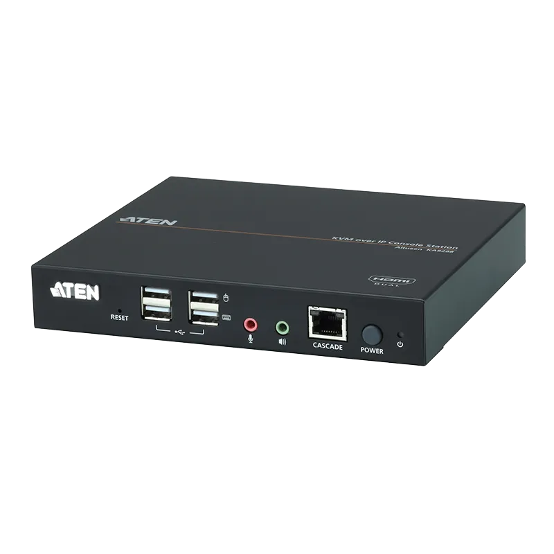 Dual HDMI KVM over IP Konsolenstation