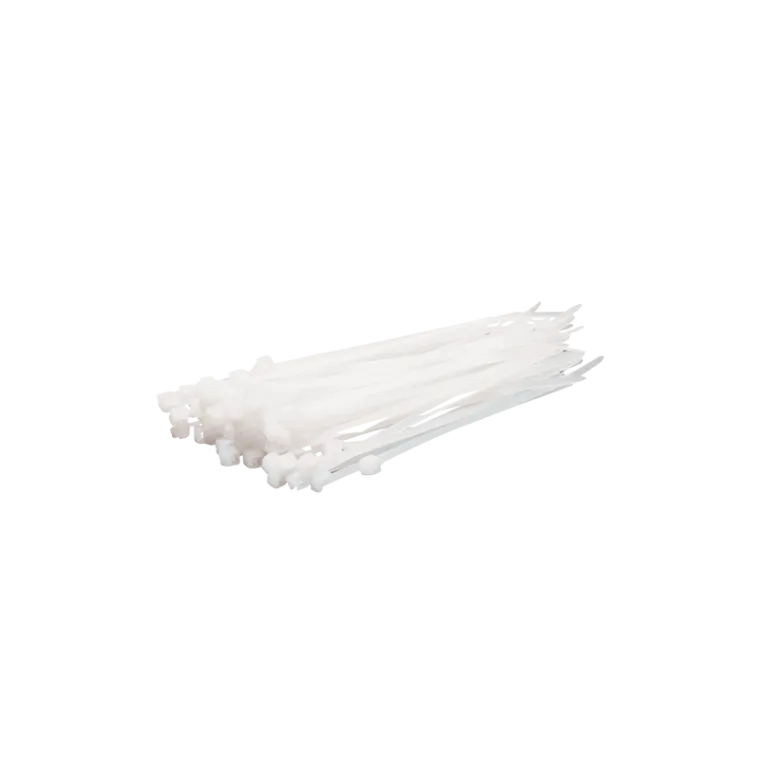 Kabelbinder, PA66, 100 Stk., transparent, B: 2,5 mm, L: 100 mm