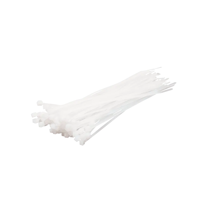 Kabelbinder, PA66, 100 Stk., transparent, B: 2,5 mm, L: 150 mm