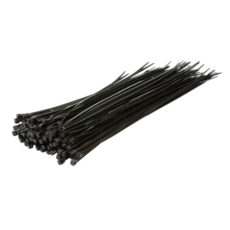 Kabelbinder, PA66, 100 Stk., schwarz, B: 3,4 mm, L: 300 mm
