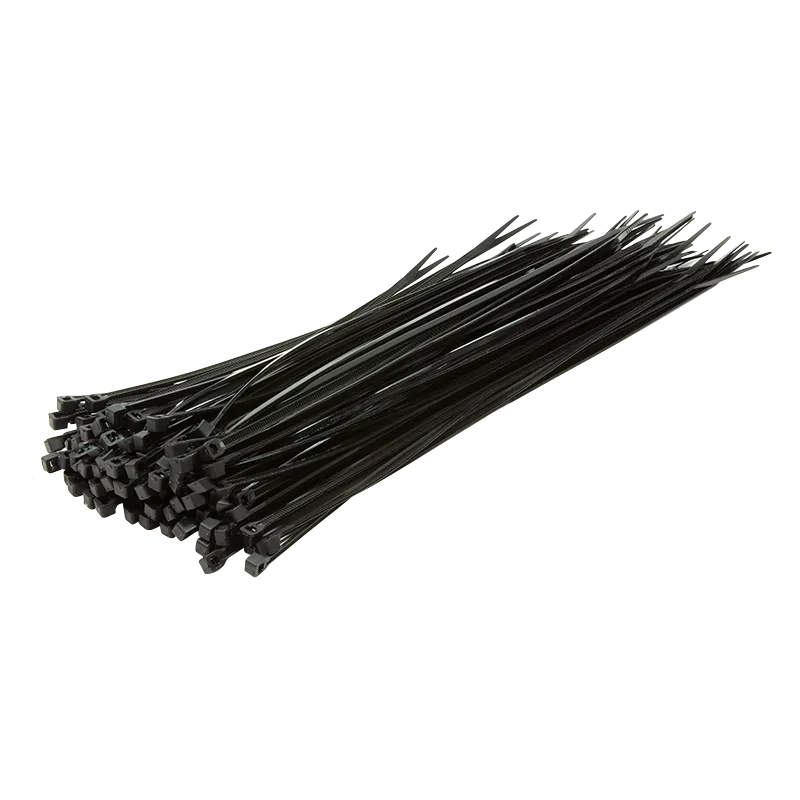 Kabelbinder, PA66, 100 Stk., schwarz, B: 3,4 mm, L: 300 mm