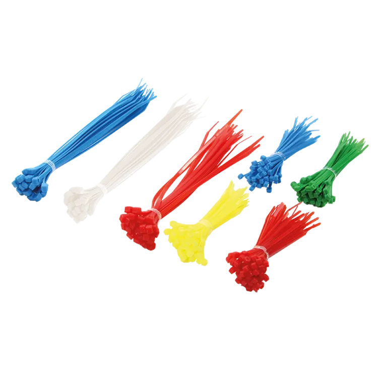 Kabelbinder-Set, PA66, 300 Stk., gemischtfarbig, mehrere Längen