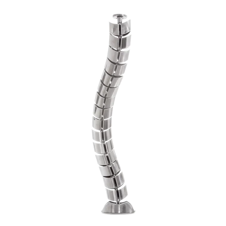 Kabelkanal, flexibel, 720 x 75 mm (15 Gelenke), silber