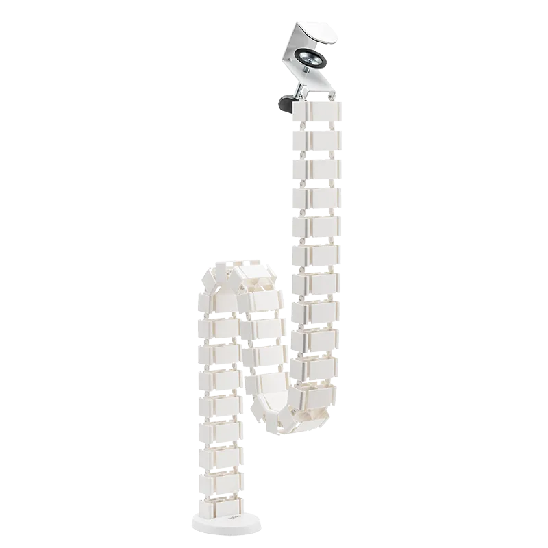 Kabelkanal, flexibel, Klemmversion, 1347x129 mm, weiß