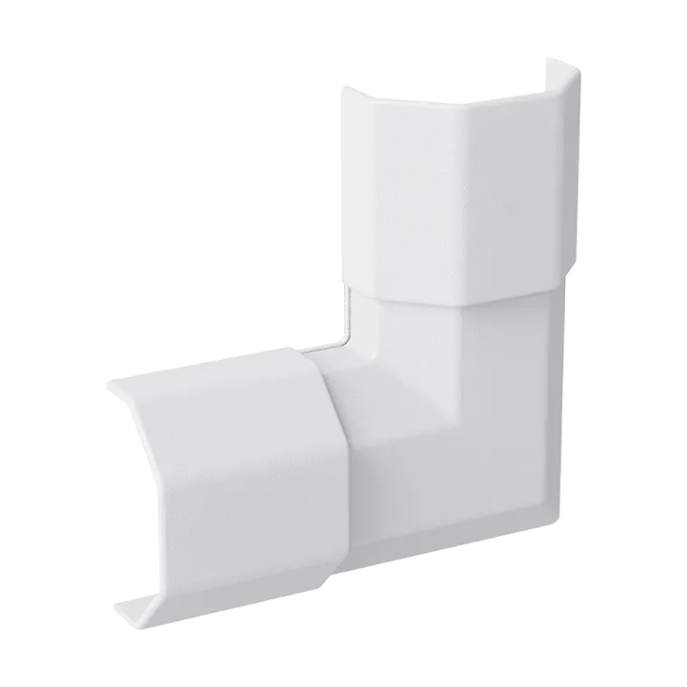 Kabelkanal-Gelenk 90° ABS, 33x33x18mm, Weiß