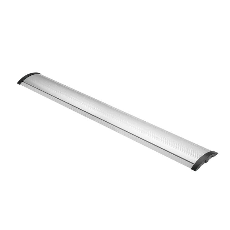 Bodenkabelabdeckung, Alu & ABS, 754x139x22mm, kürzbar, silber