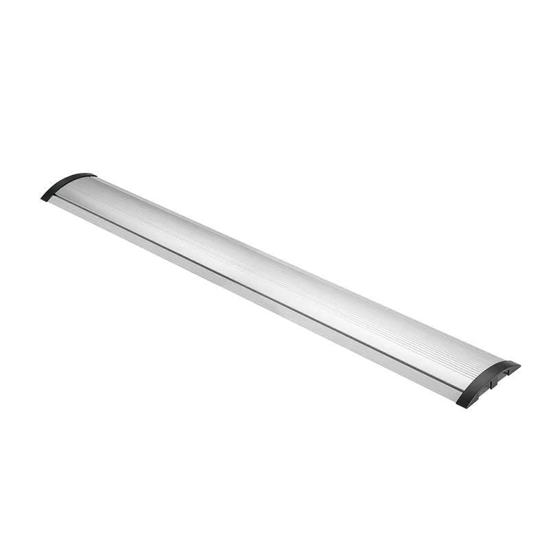 Bodenkabelabdeckung, Alu & ABS, 754x139x22mm, kürzbar, silber