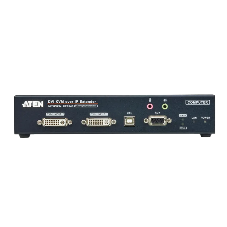 DVI KVM over IP Verlängerung Dual Screen (nur Sender)